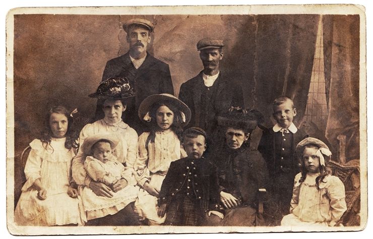 Picture Of Vintage Family Portrait